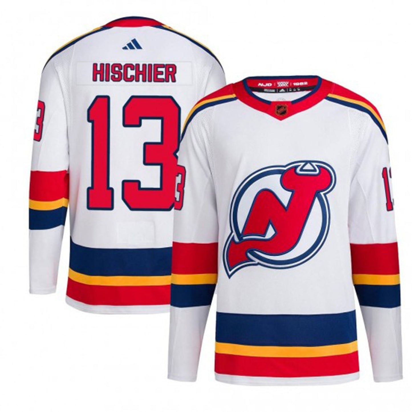 NHL Nico Hischier New Jeresy Devils 13 Jeresy