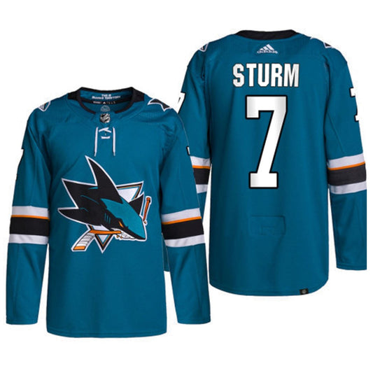 NHL Nico Sturm San Jose Sharks 7 Jersey