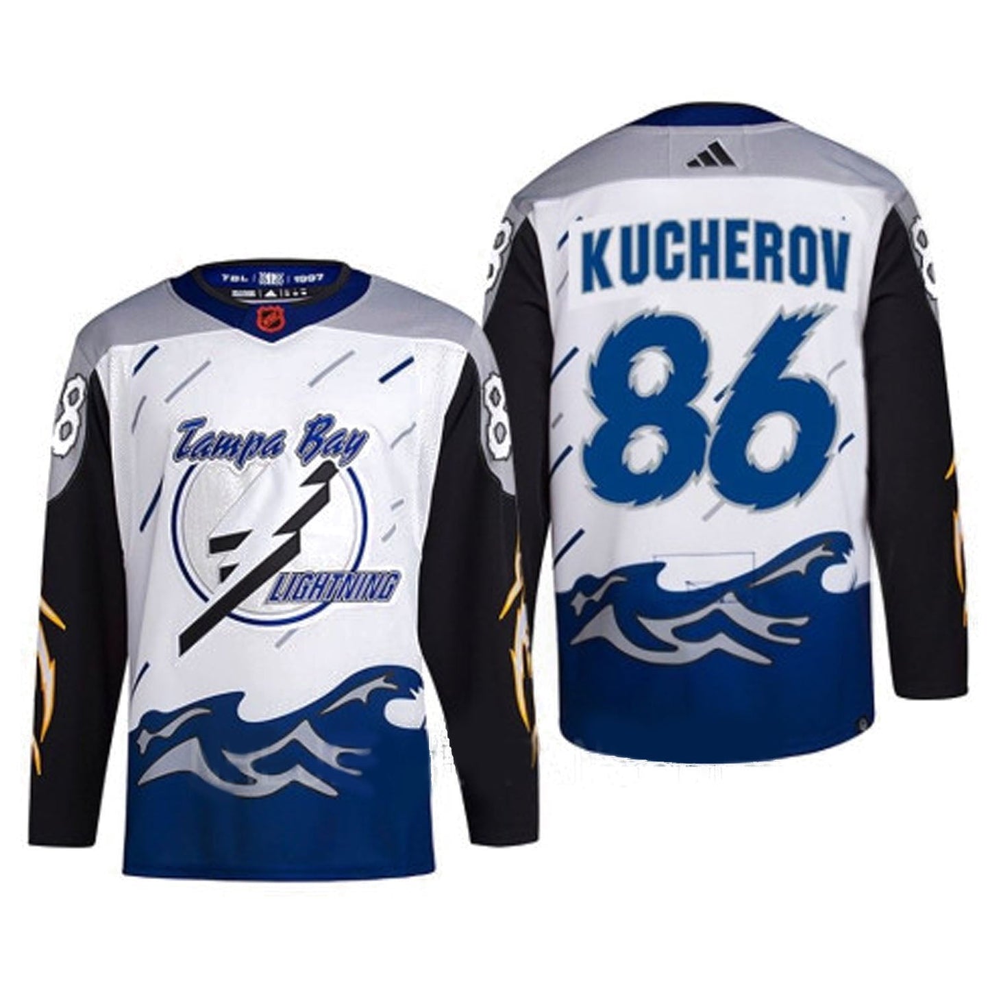 NHL Nikita Kucherov Tampa Bay Lightning 86 Jersey