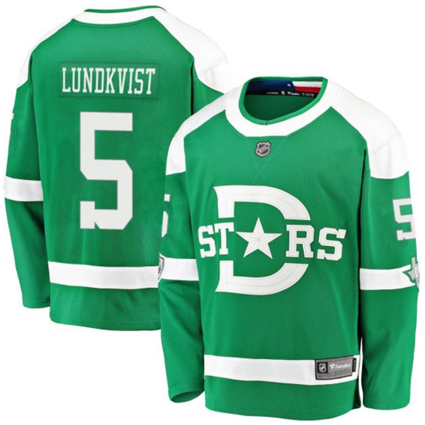 NHL Nils Lundkvist Dallas Stars 5 Jersey