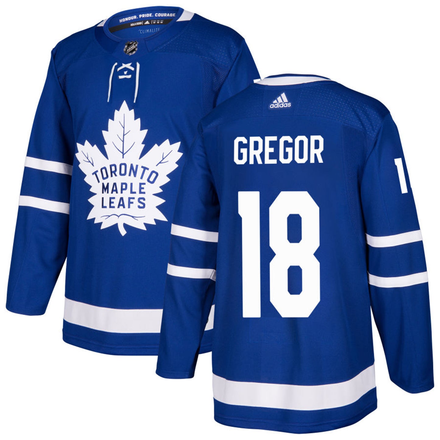 NHL Noah Gregor Toronto Malple Leafs 18 Jersey