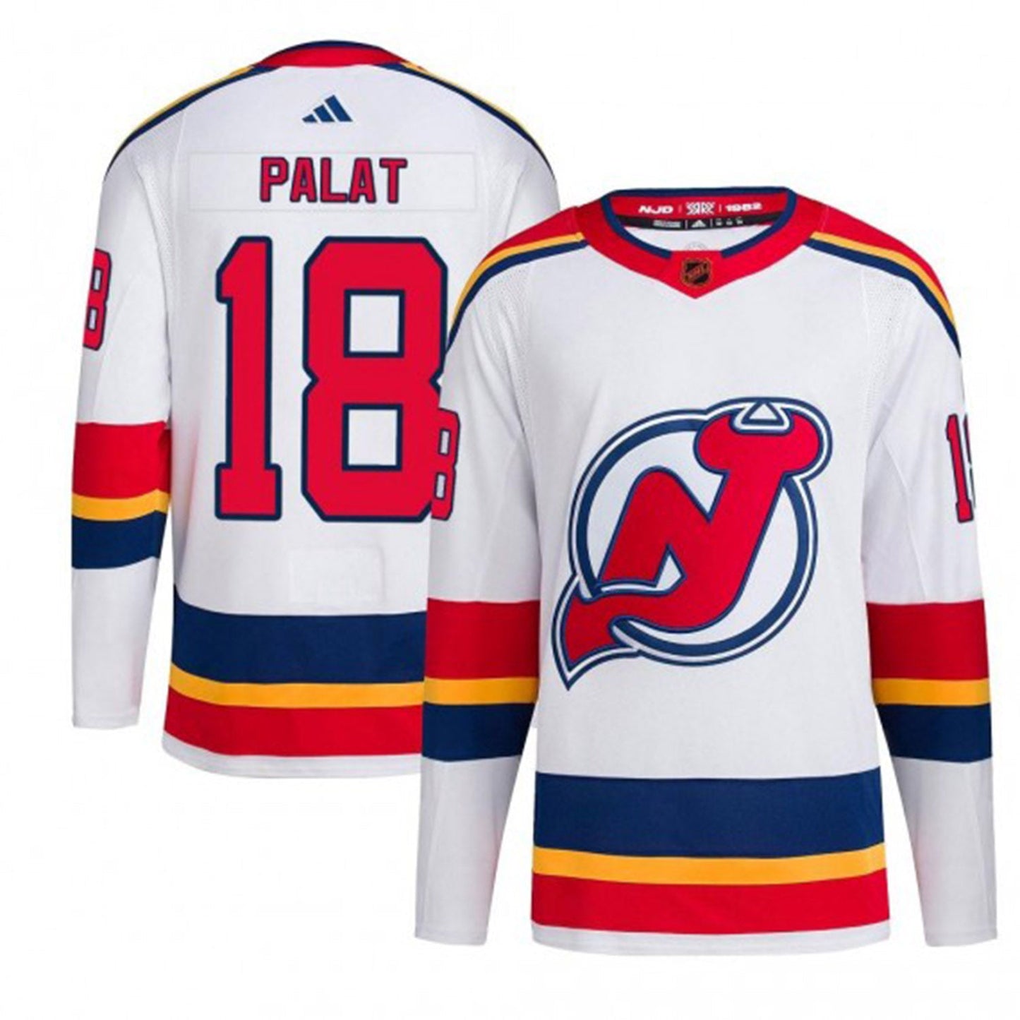 NHL Ondrej Palat New Jersey Devils 18 Jersey