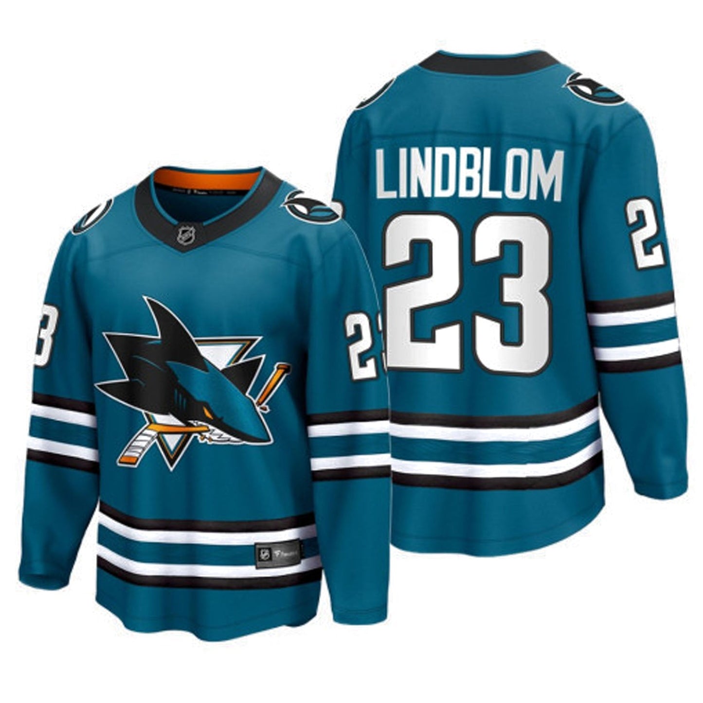 NHL Oskar Lindblom San Jose Sharks 23 Jersey