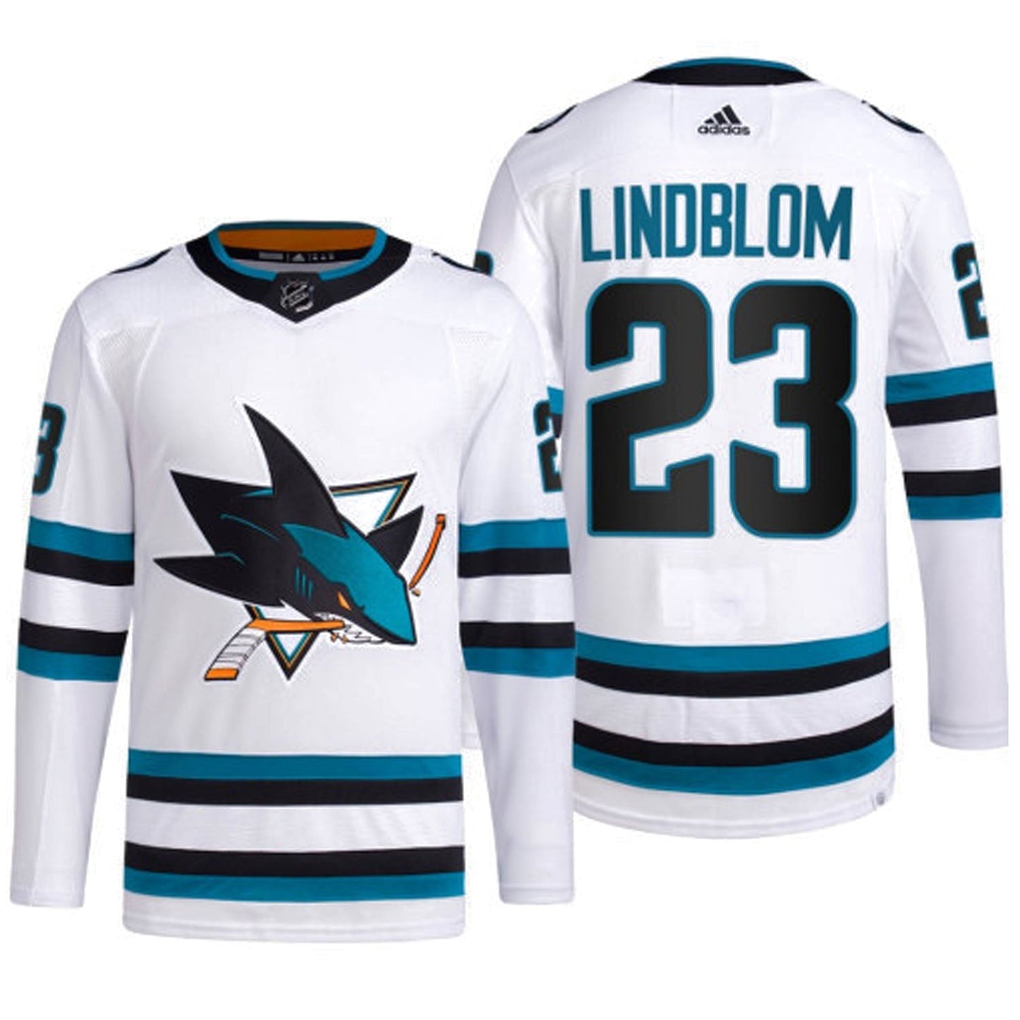 NHL Oskar Lindblom San Jose Sharks 23 Jersey