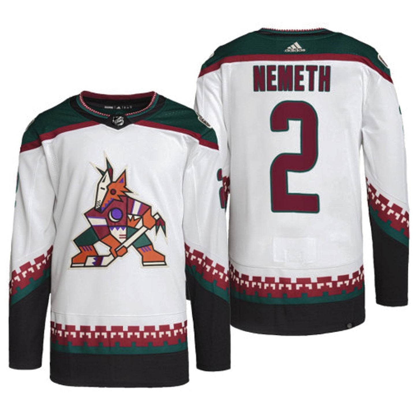 NHL Patrik Nemeth Arizona Coyotes 2 Jersey