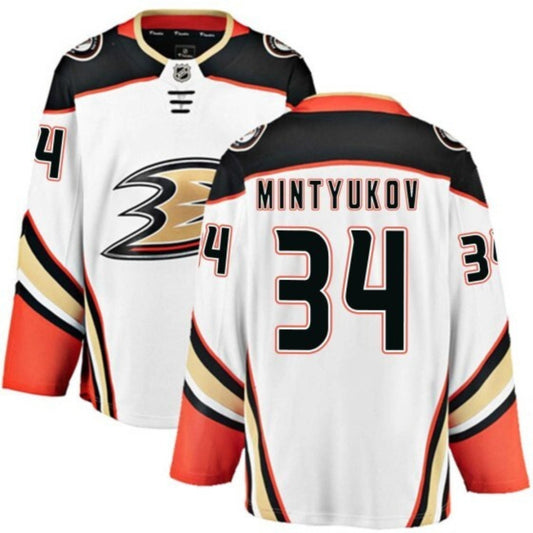 NHL Pavel Mintyukov Anaheim Ducks 34 Jersey