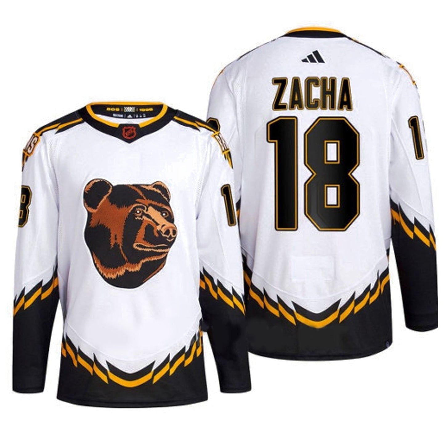 NHL Pavel Zacha Boston Bruins 18 Jersey