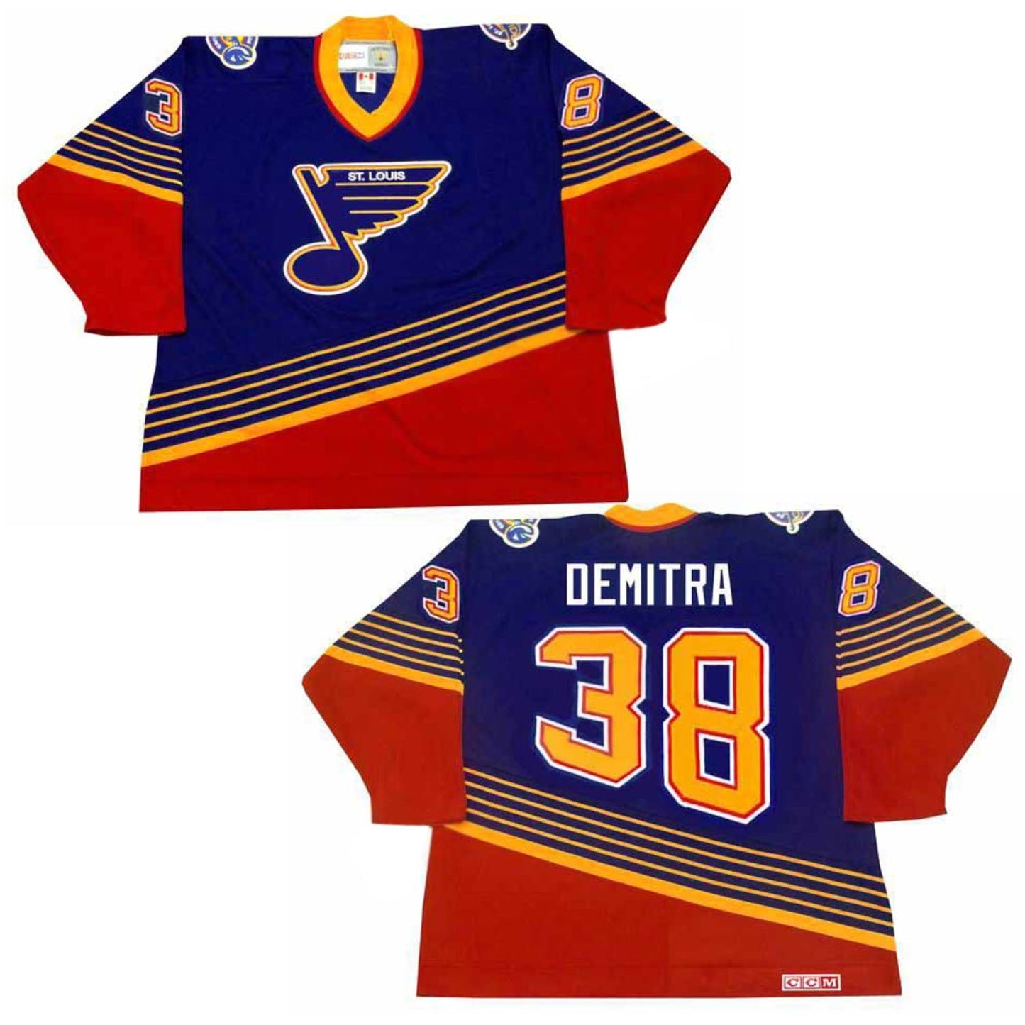 NHL Pavol Demitra St Louis Blues 38 Jersey