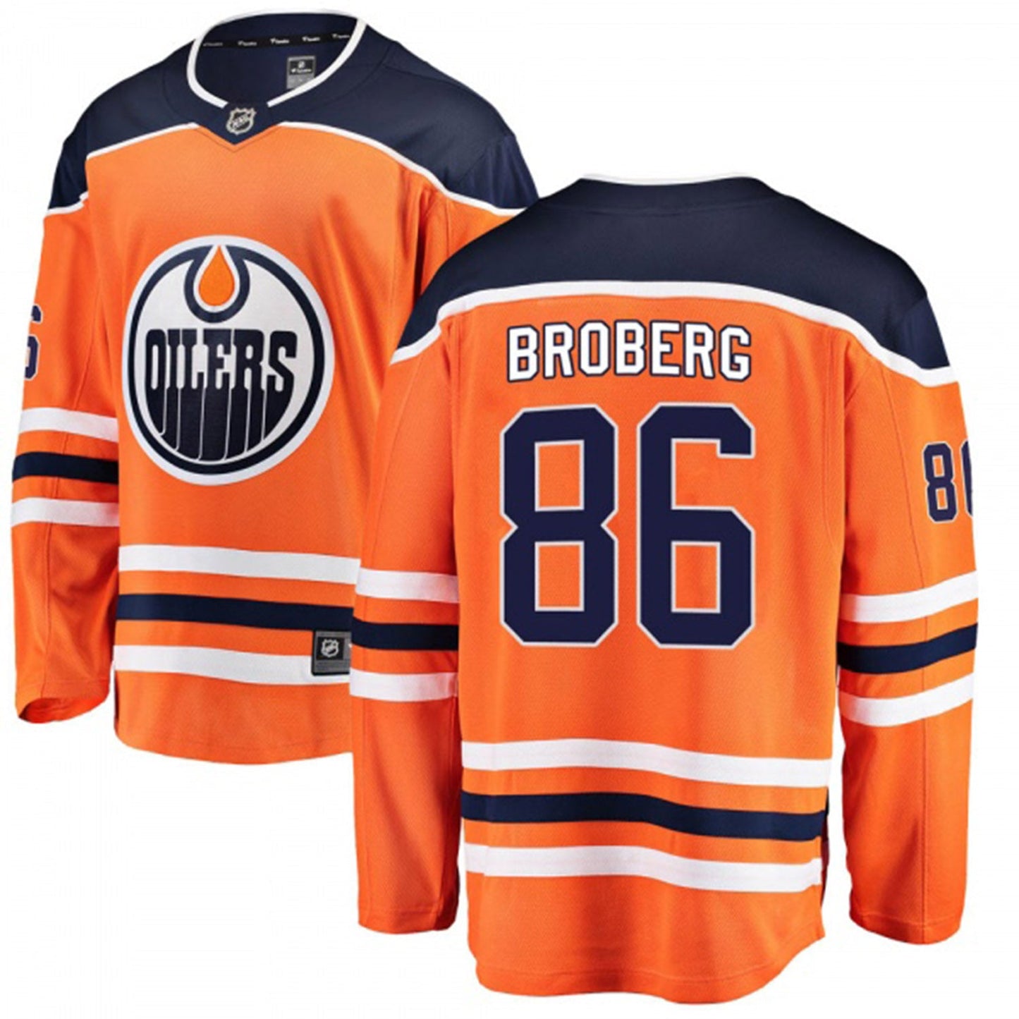 NHL Philip Broberg Edmonton Oilers 86 Jersey