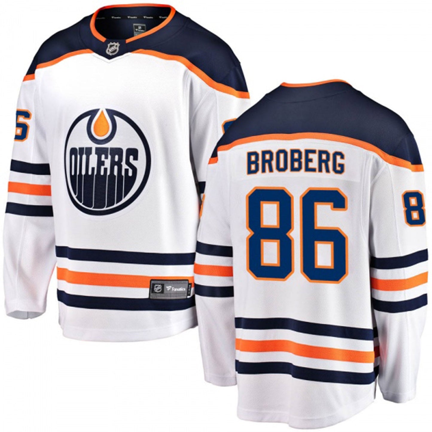 NHL Philip Broberg Edmonton Oilers 86 Jersey