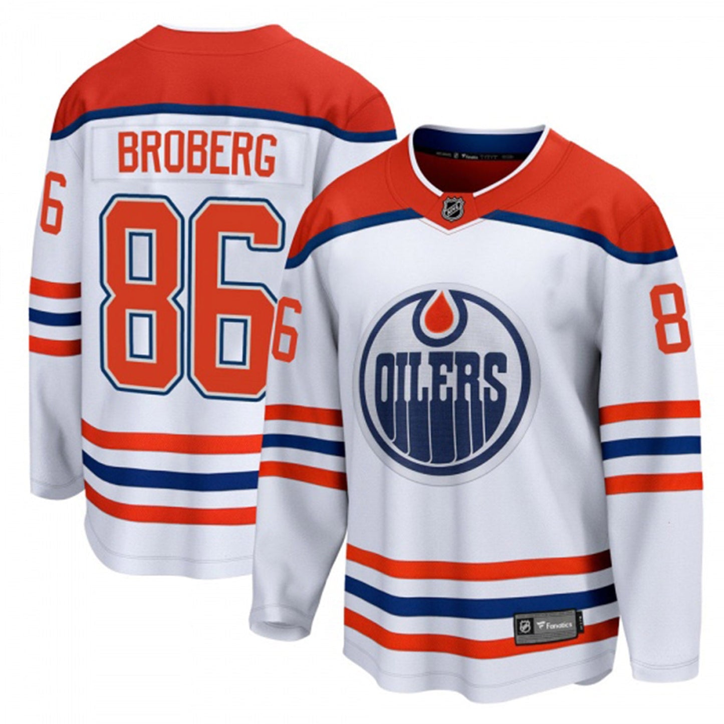 NHL Philip Broberg Edmonton Oilers 86 Jersey