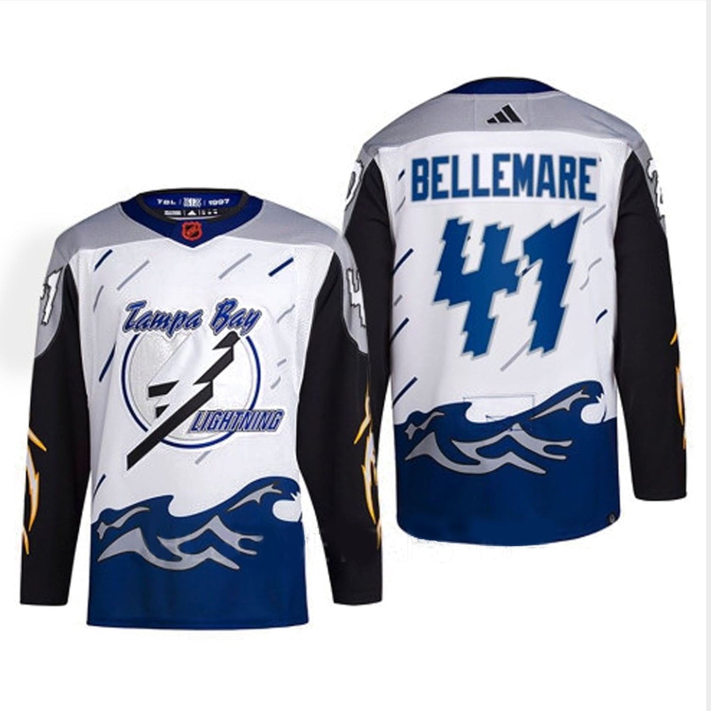 NHL Pierre Edouard Bellemare Tampa Bay Lightning 41 Jersey