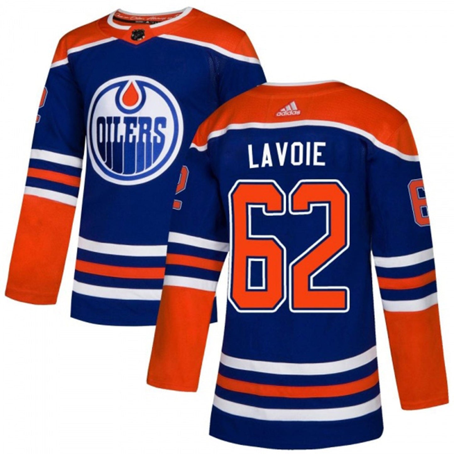 NHL Raphael Lavoie Edmonton Oilers 62 Jersey