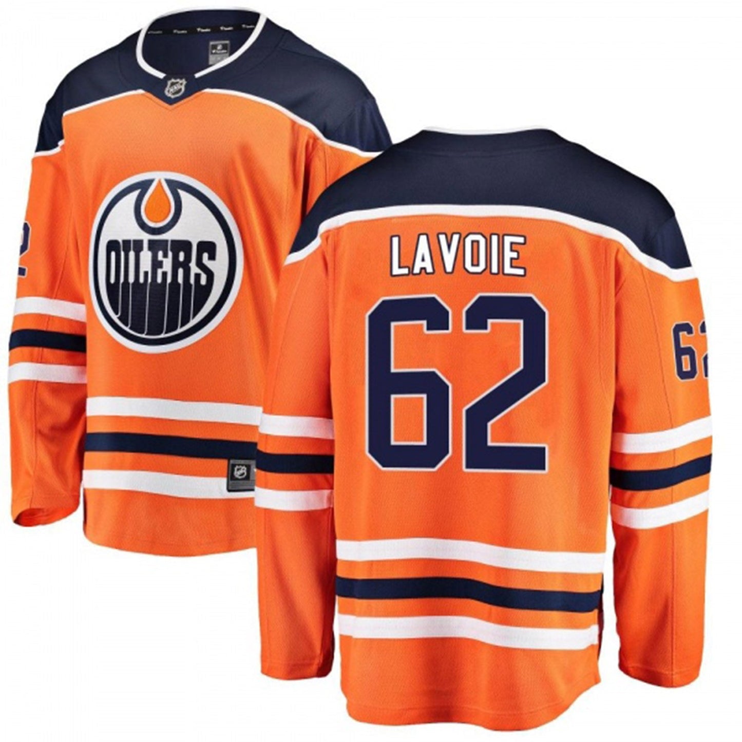 NHL Raphael Lavoie Edmonton Oilers 62 Jersey