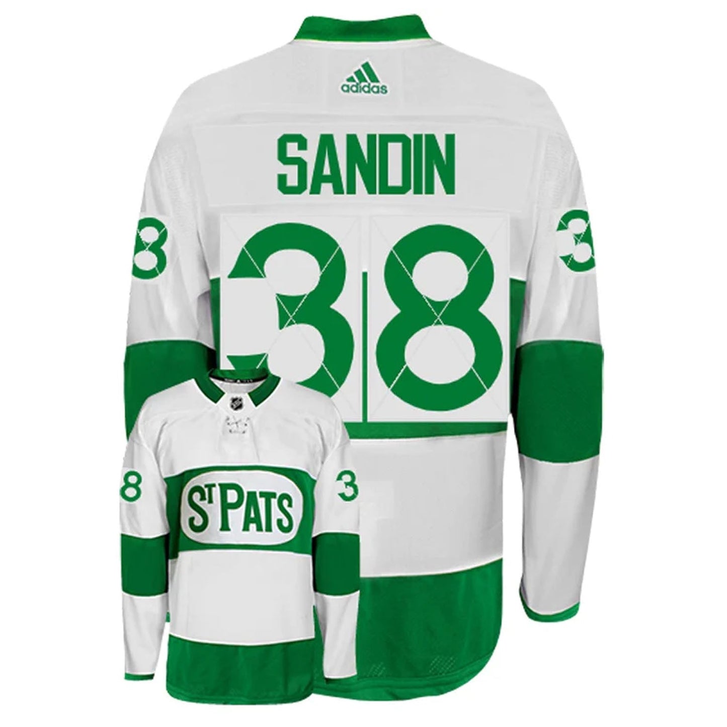 NHL Rasmus Sandin Toronto Maple Leafs 38 Jersey