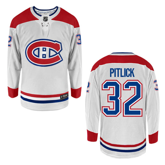 NHL Rem Pitlick Montreal Canadiens 32 Jersey