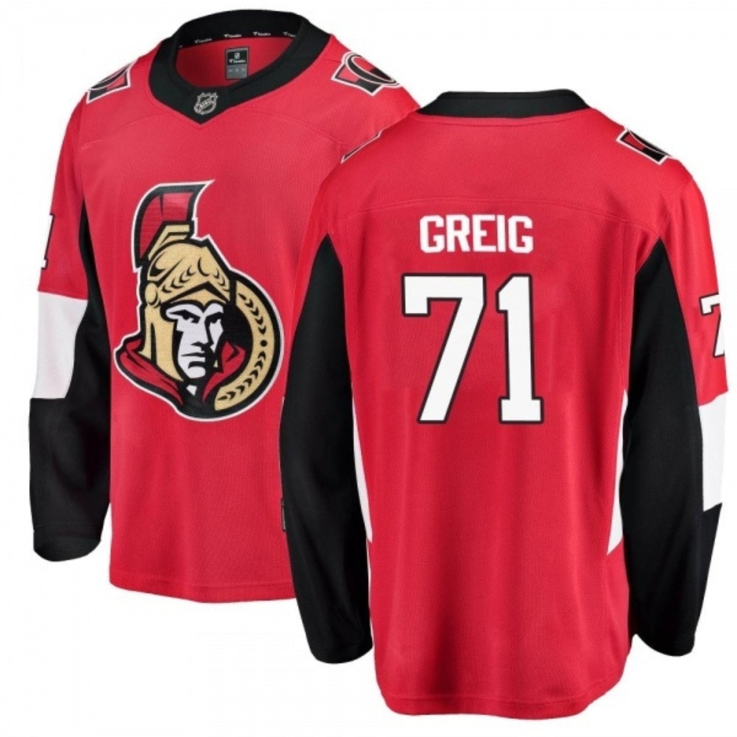 NHL Ridly Greig Ottawa Senators 71 Jersey