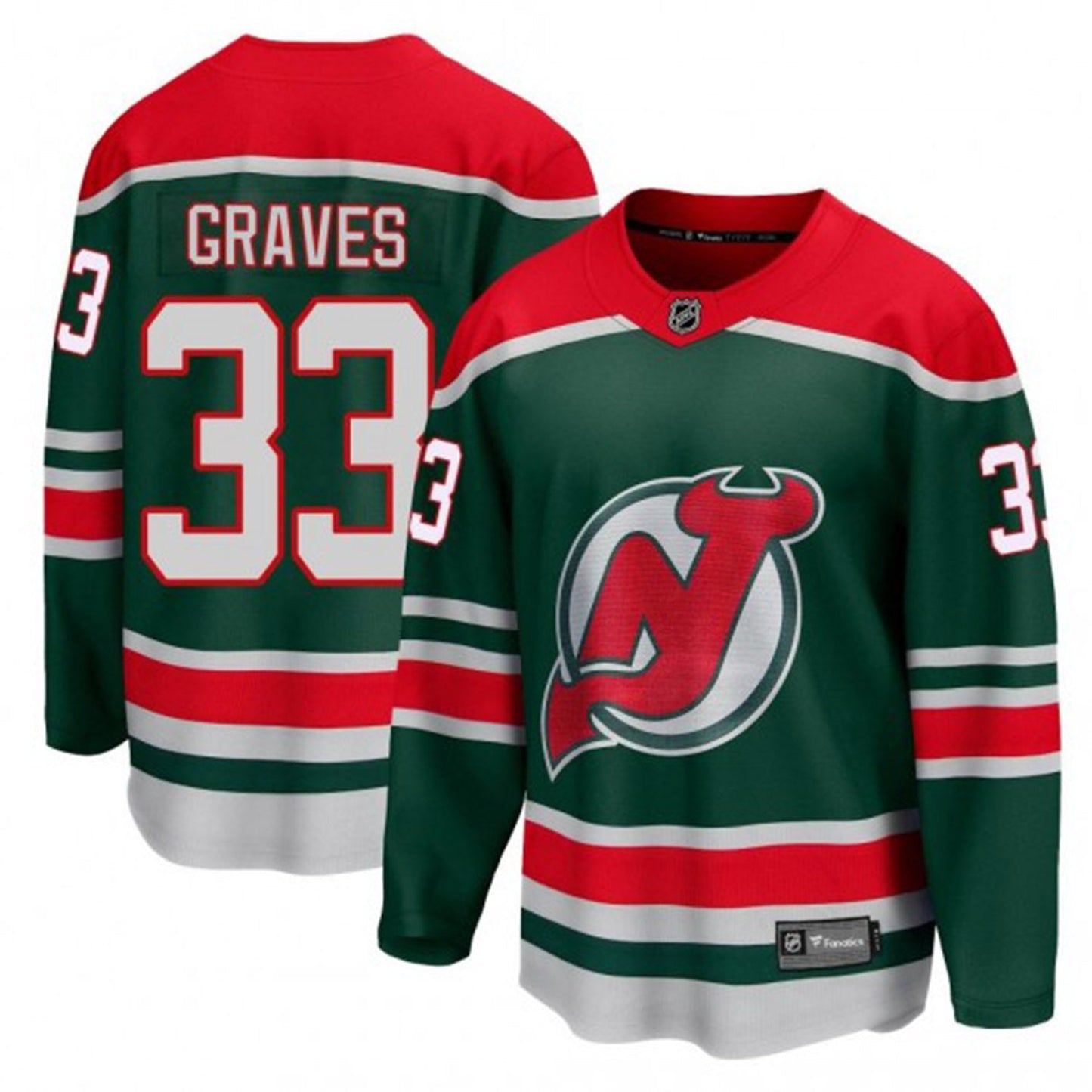 NHL Ryan Graves New Jersey Devils 33 Jersey