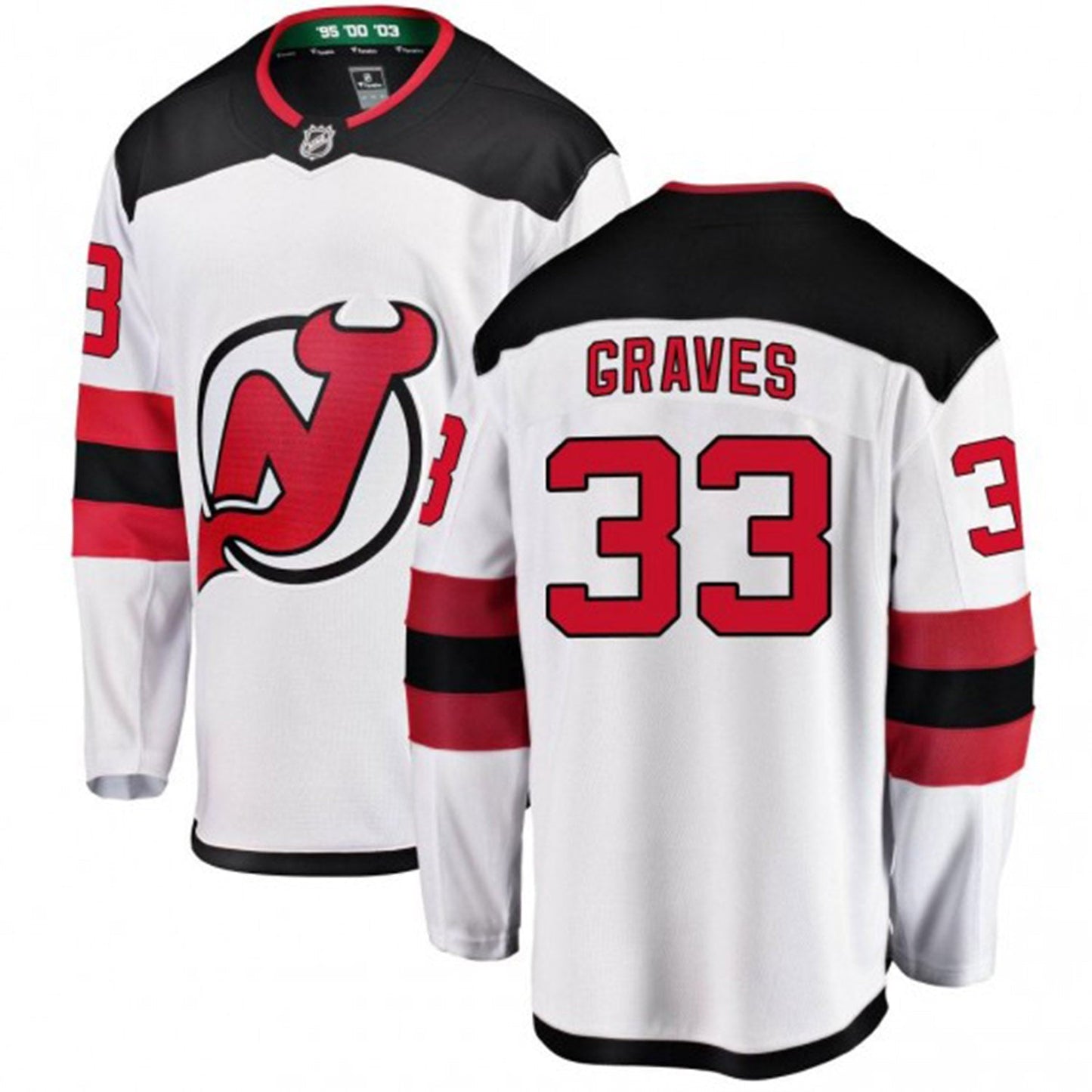 NHL Ryan Graves New Jersey Devils 33 Jersey