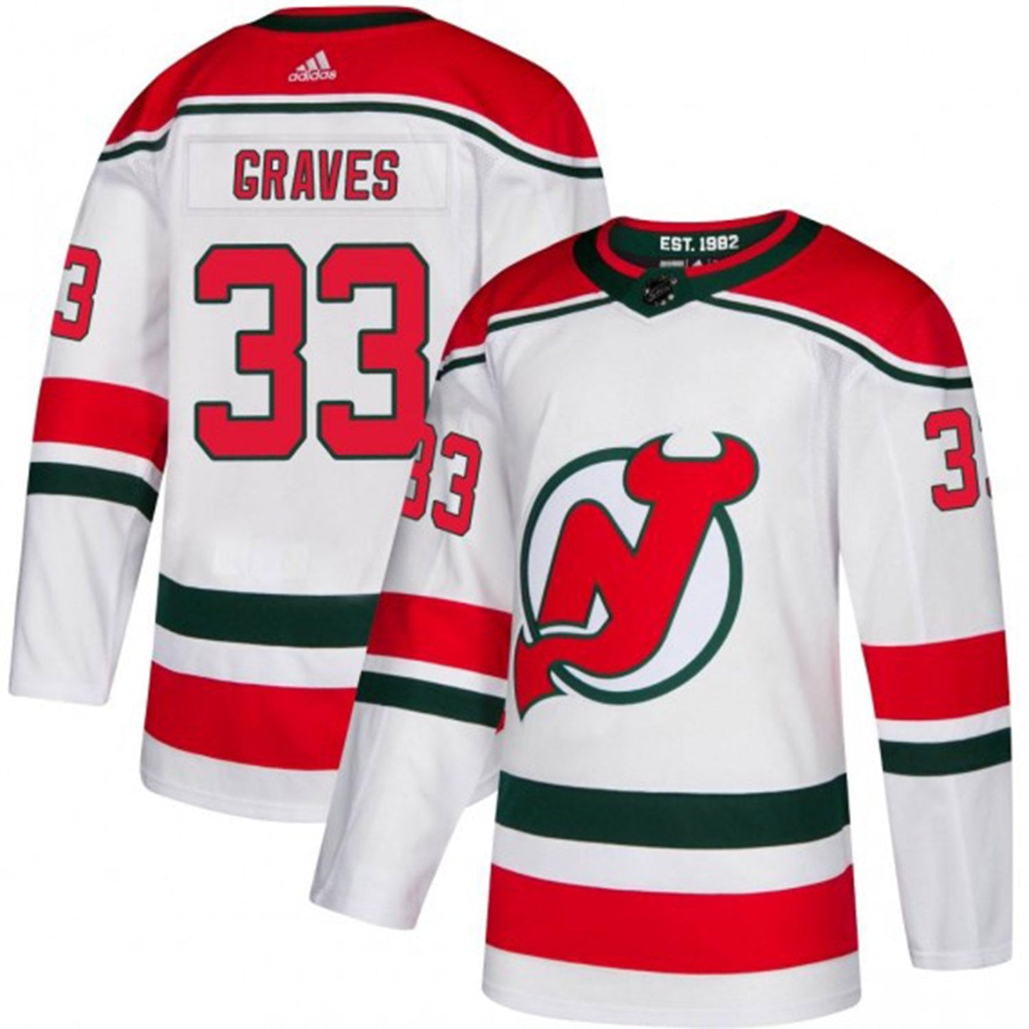 NHL Ryan Graves New Jersey Devils 33 Jersey