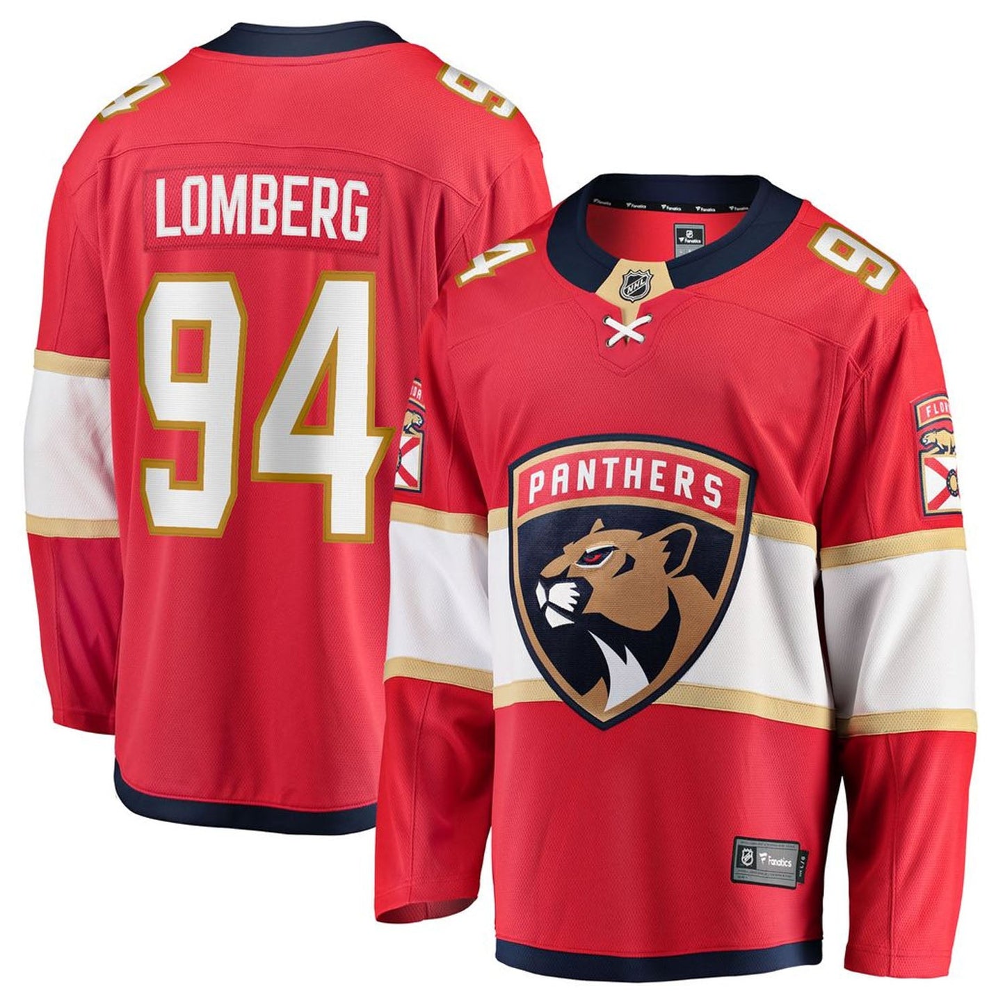 NHL Ryan Lomberg Florida Panthers 94 Jersey