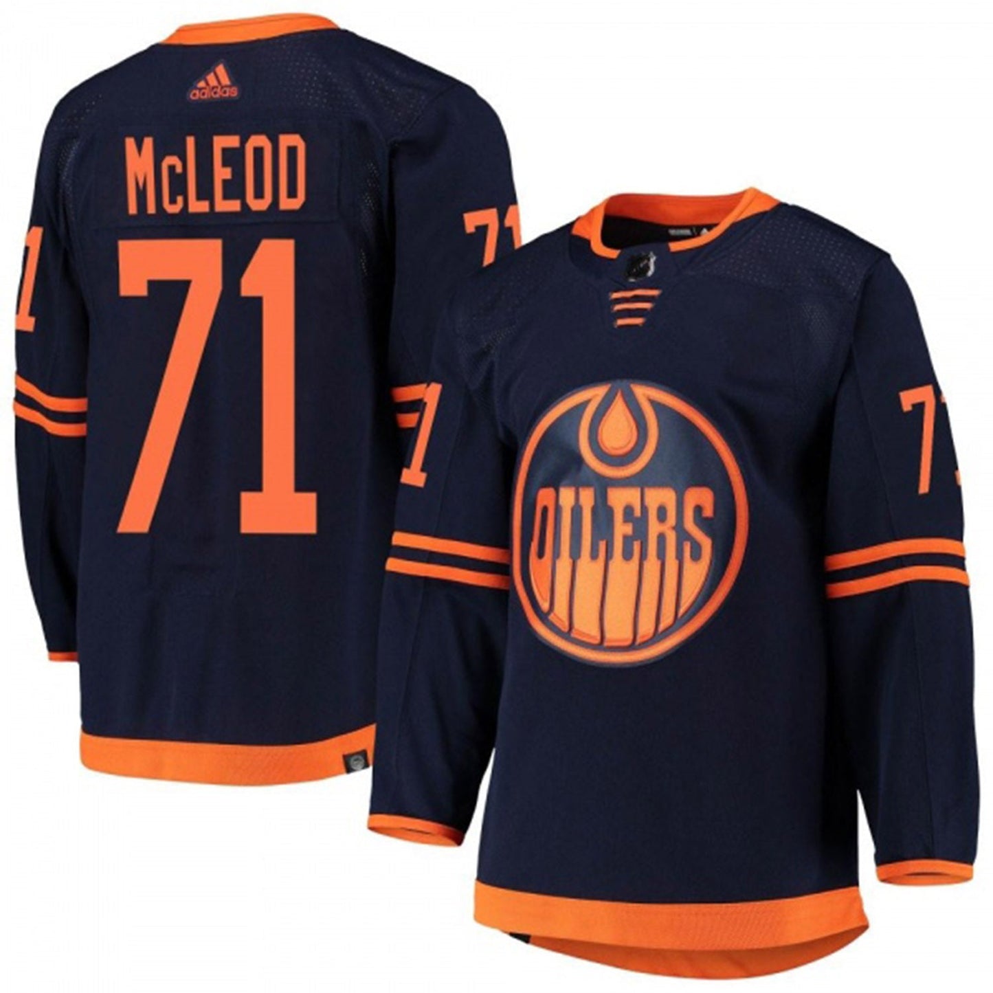 NHL Ryan McLeod Edmonton Oilers 71 Jersey