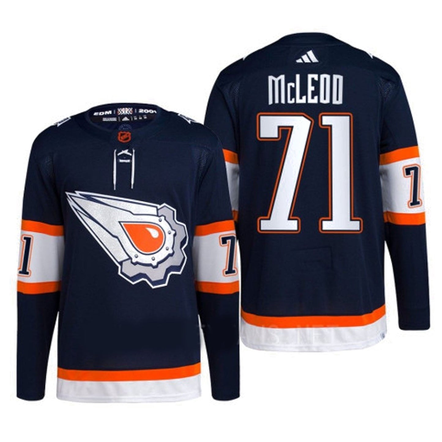 NHL Ryan McLeod Edmonton Oilers 71 Jersey