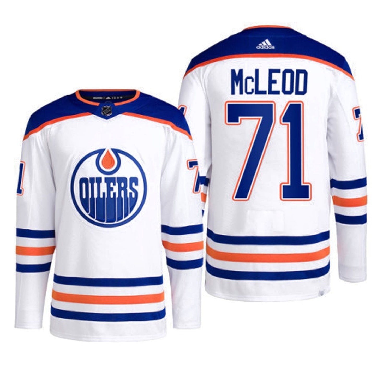 NHL Ryan McLeod Edmonton Oilers 71 Jersey