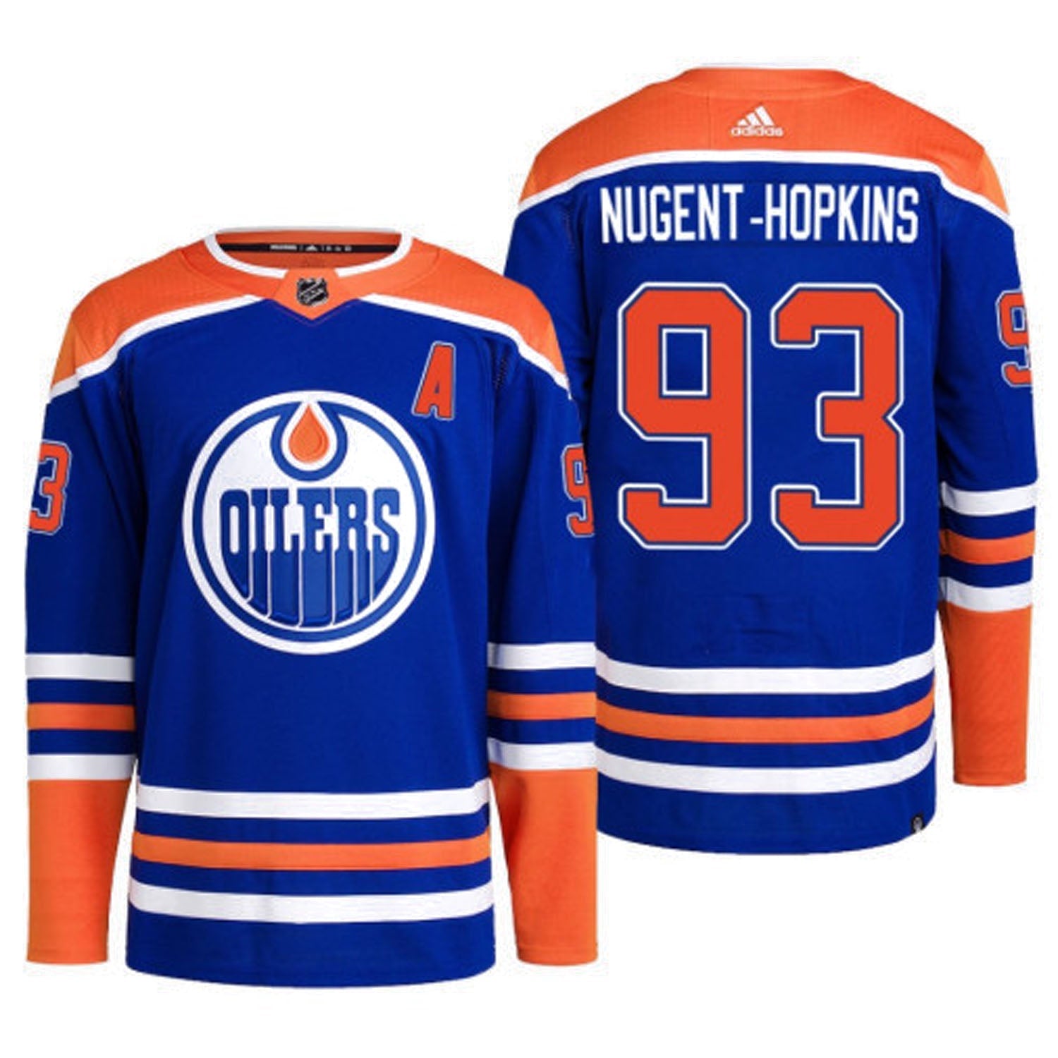 NHL Ryan Nugent Hopkins Edmonton Oilers 93 Jersey The Jersey King