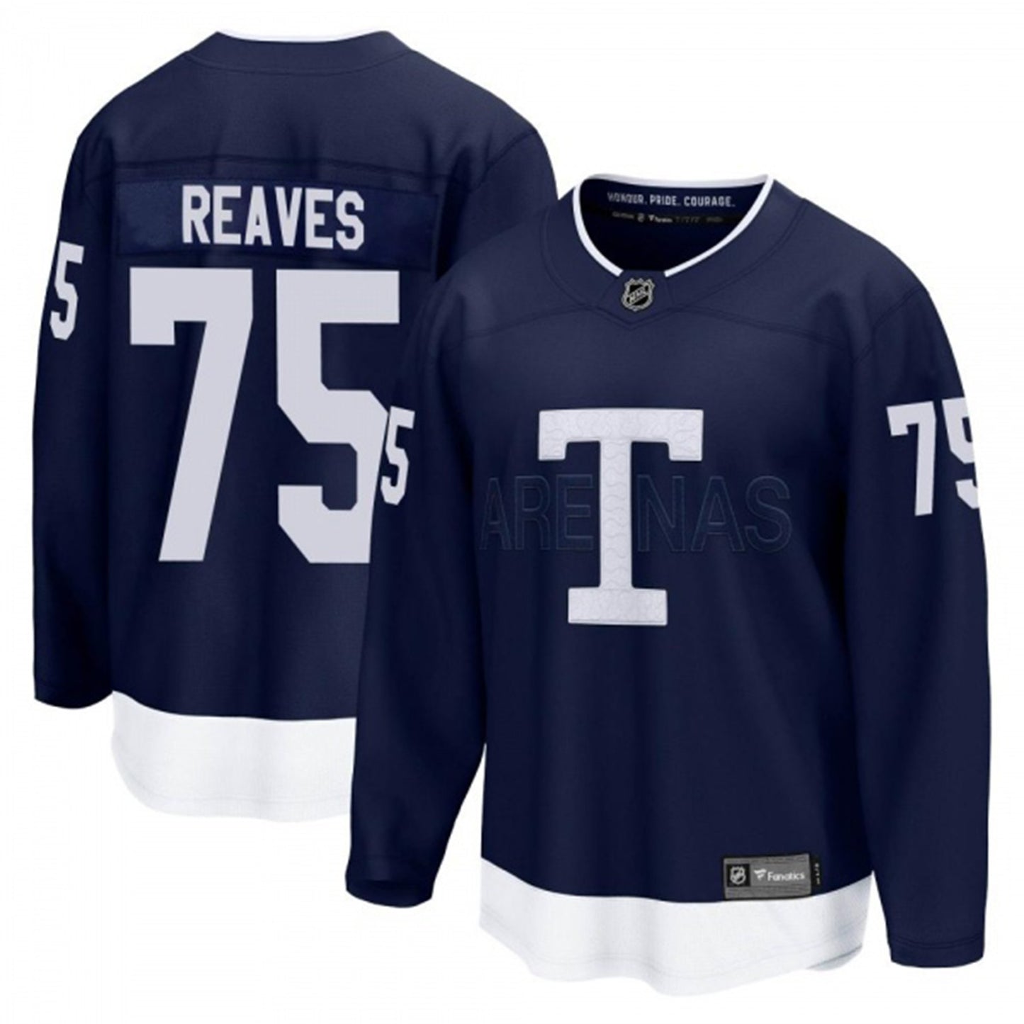 NHL Ryan Reaves Toronto Maple Leafs 75 Jersey