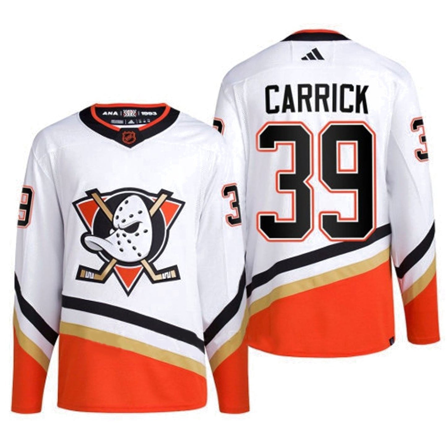 NHL Sam Carrick Anaheim Ducks 39 Jersey