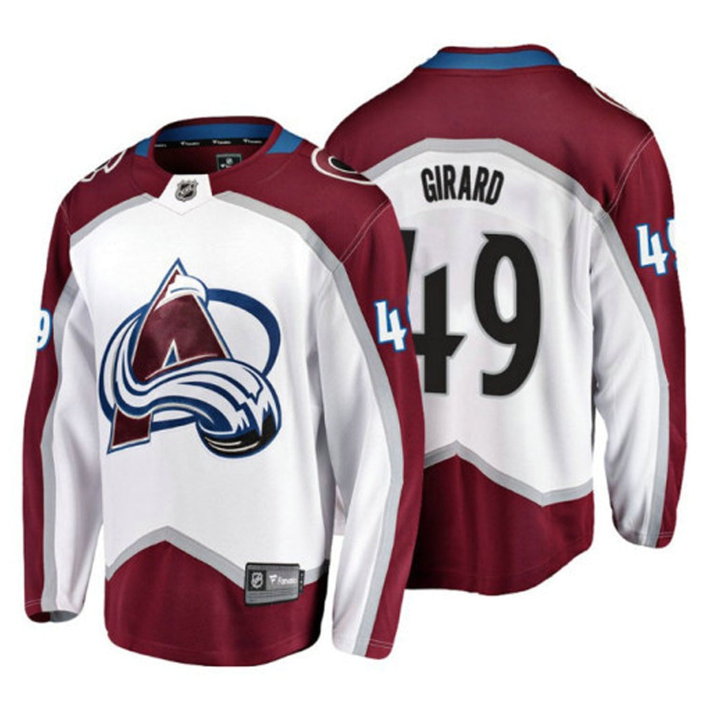 NHL Sam Girard Colorado Avalanche 49 Jersey