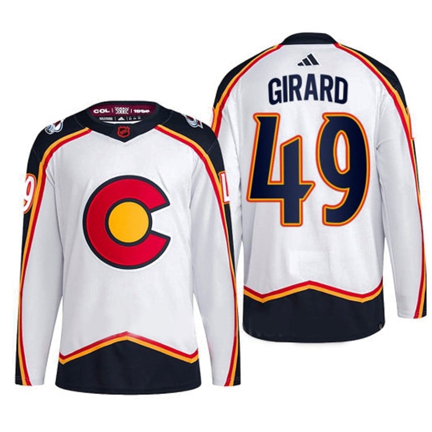 NHL Sam Girard Colorado Avalanche 49 Jersey