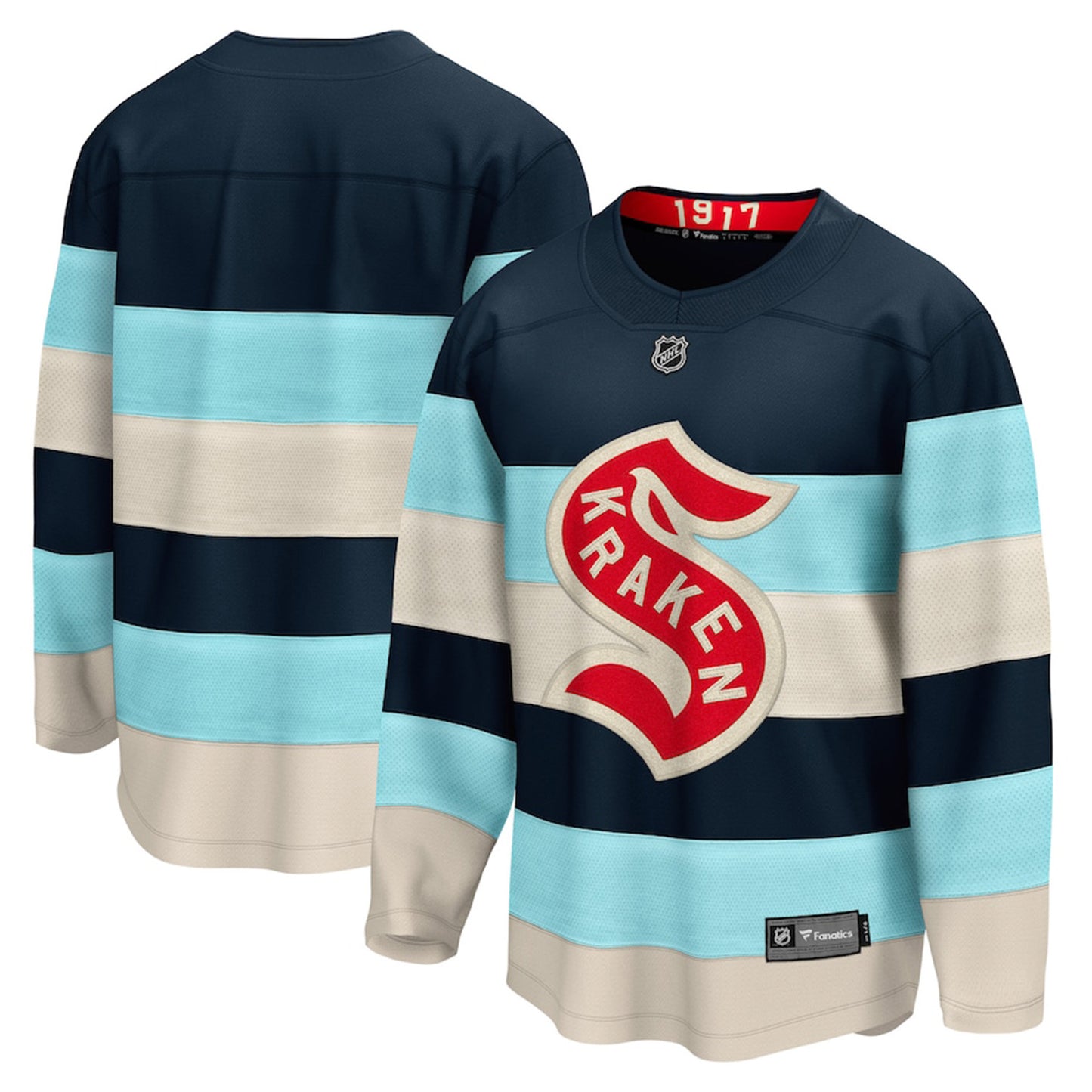 NHL Seattle Kraken Winter Classic Blank Jersey