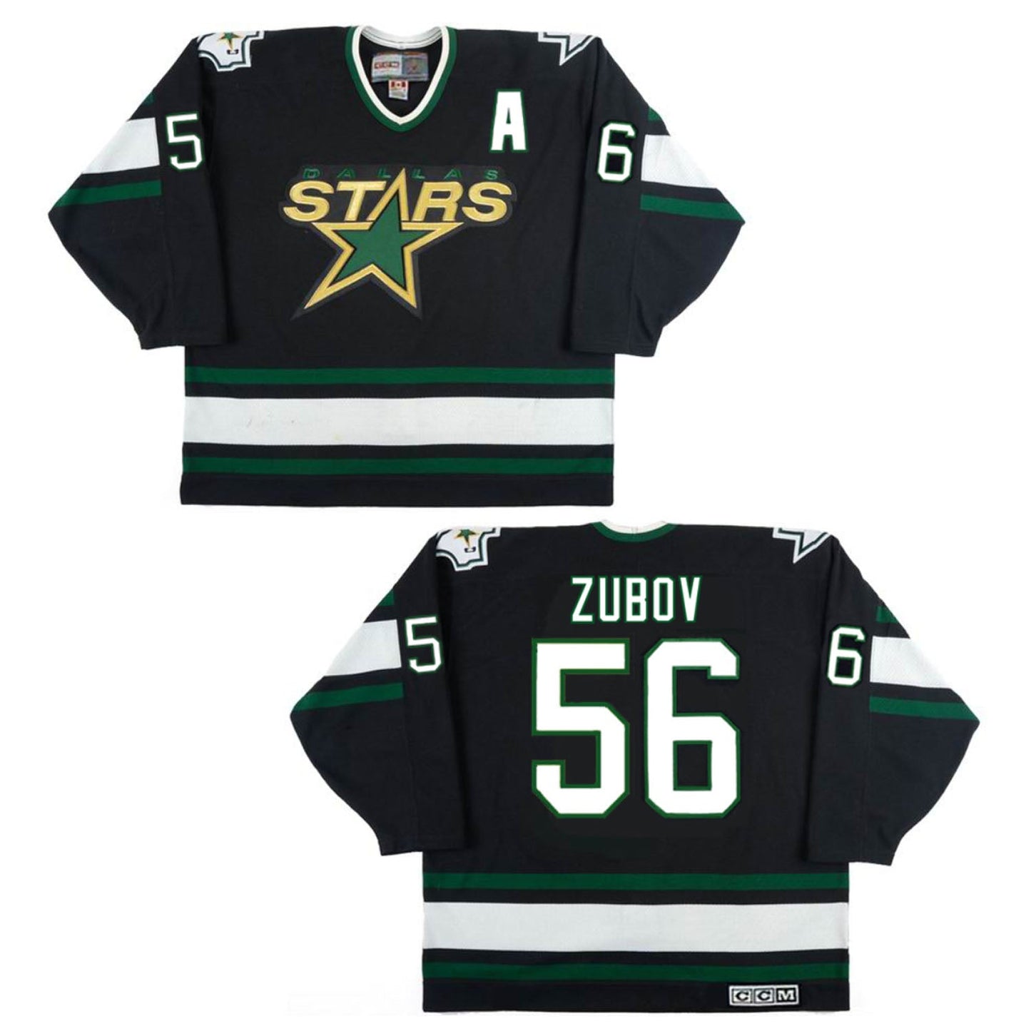 NHL Sergei Zubov Dallas Stars 56 Jersey