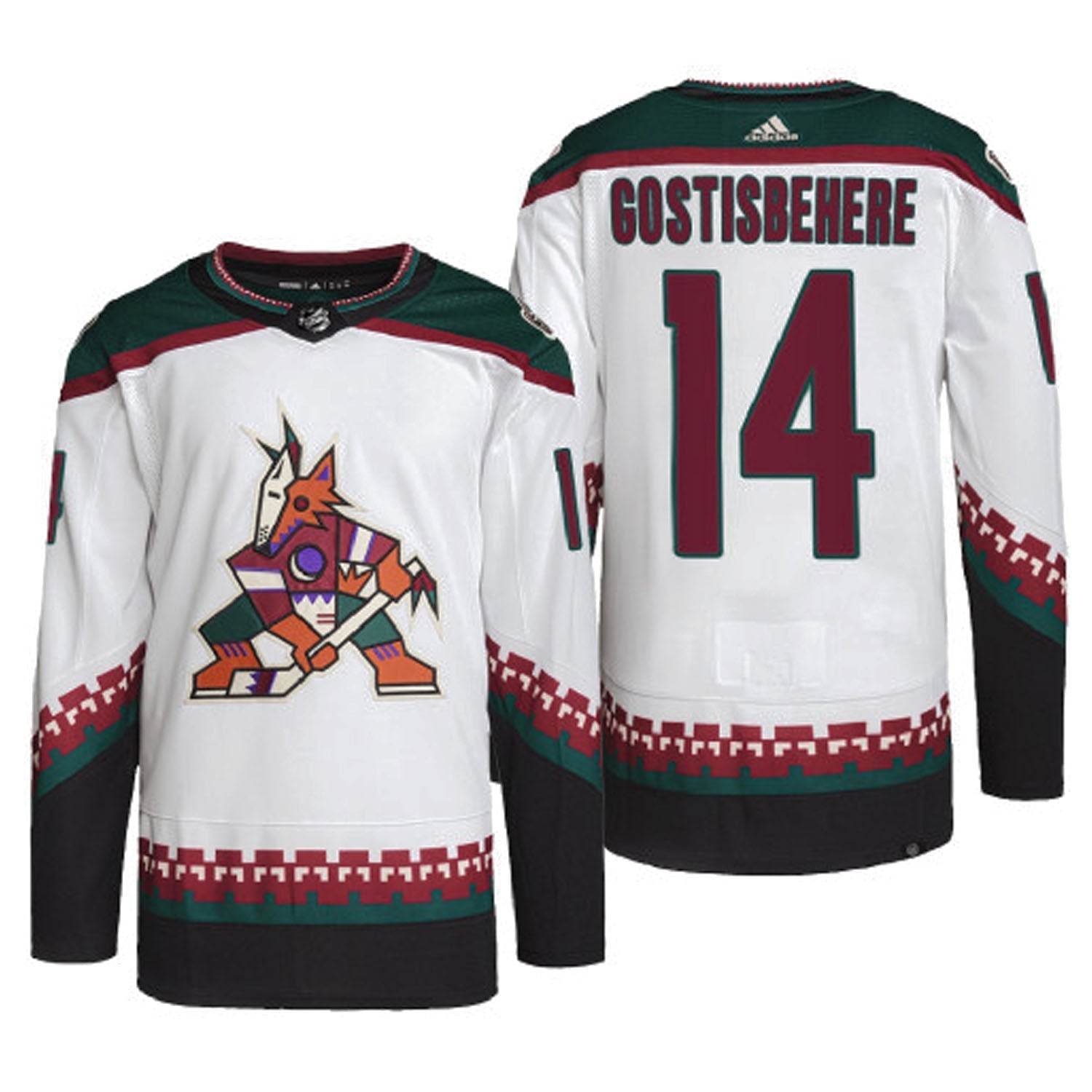 NHL Shayne Gostisbehere Arizona Coyotes 14 Jersey The Jersey King