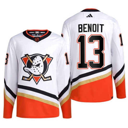 NHL Simon Benoit Anaheim Ducks 13 Jersey