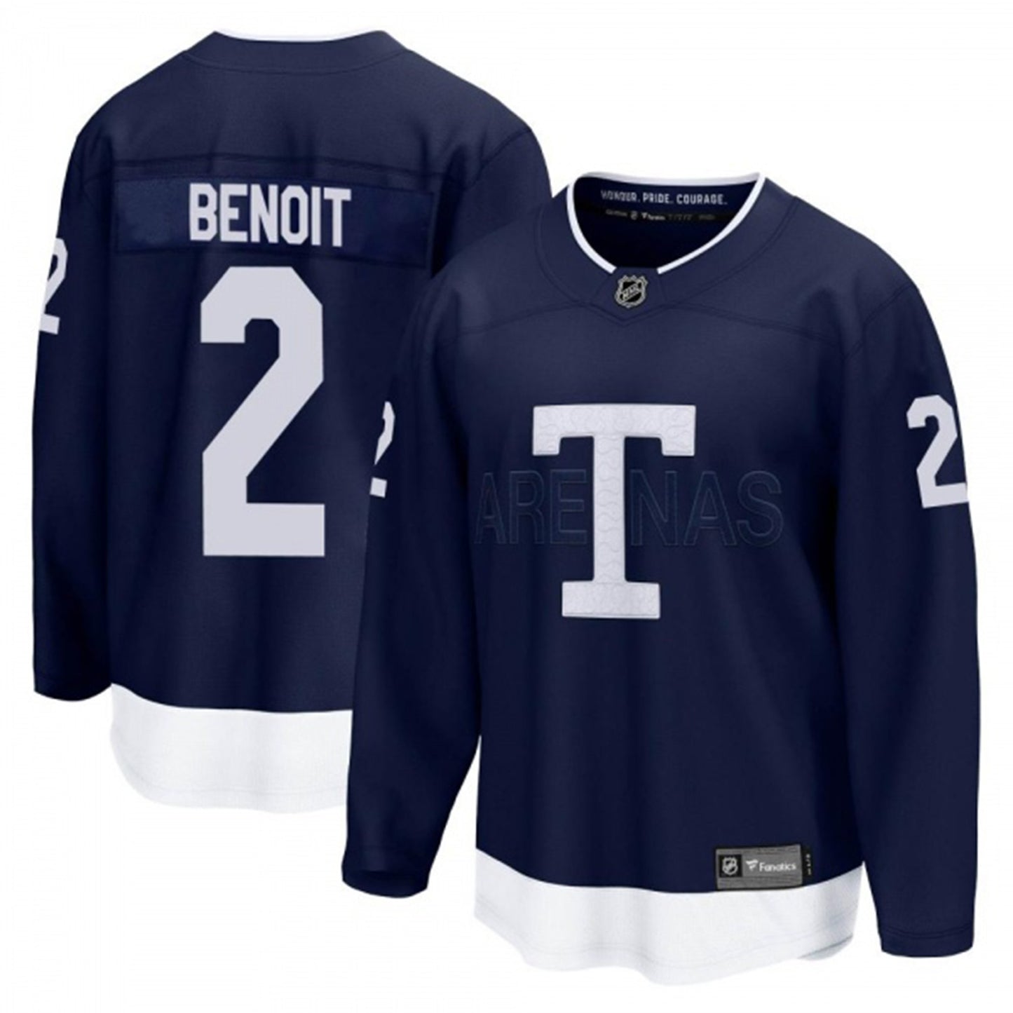 NHL Simon Benoit Toronto Maple Leafs 2 Jersey