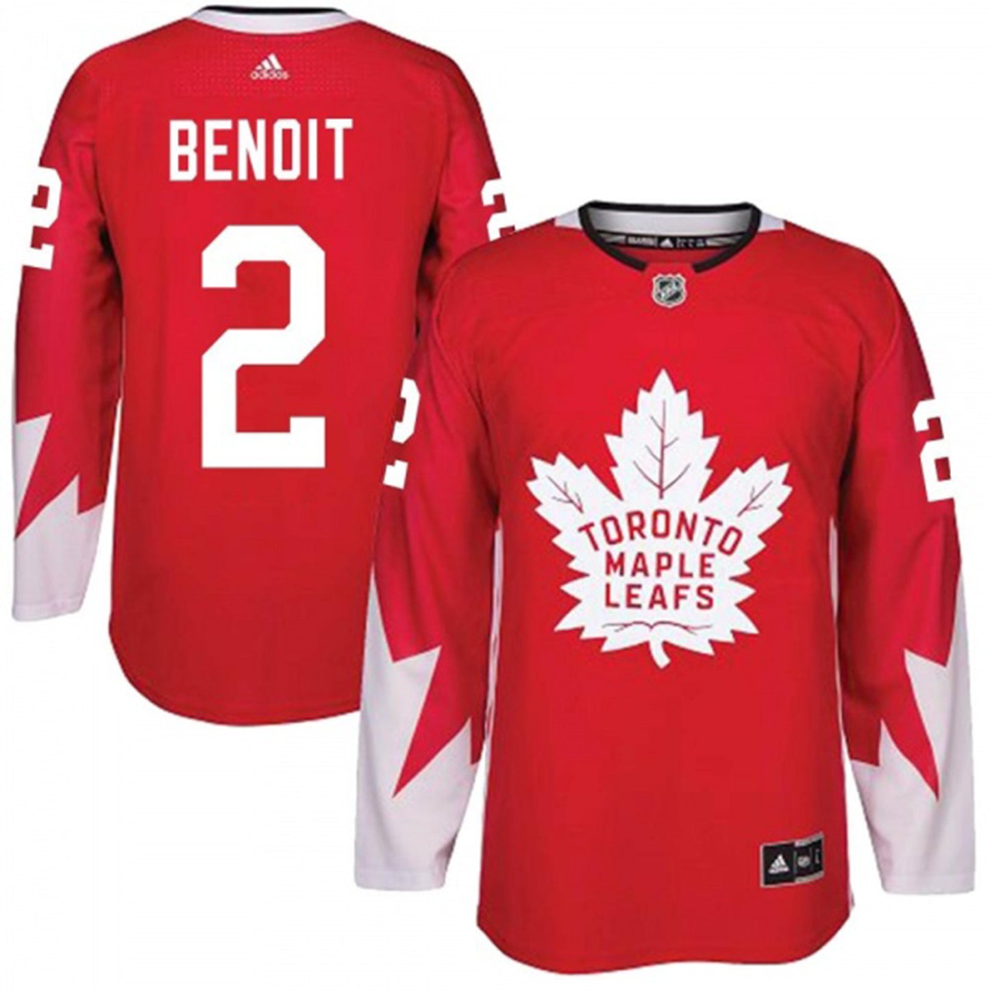 NHL Simon Benoit Toronto Maple Leafs 2 Jersey