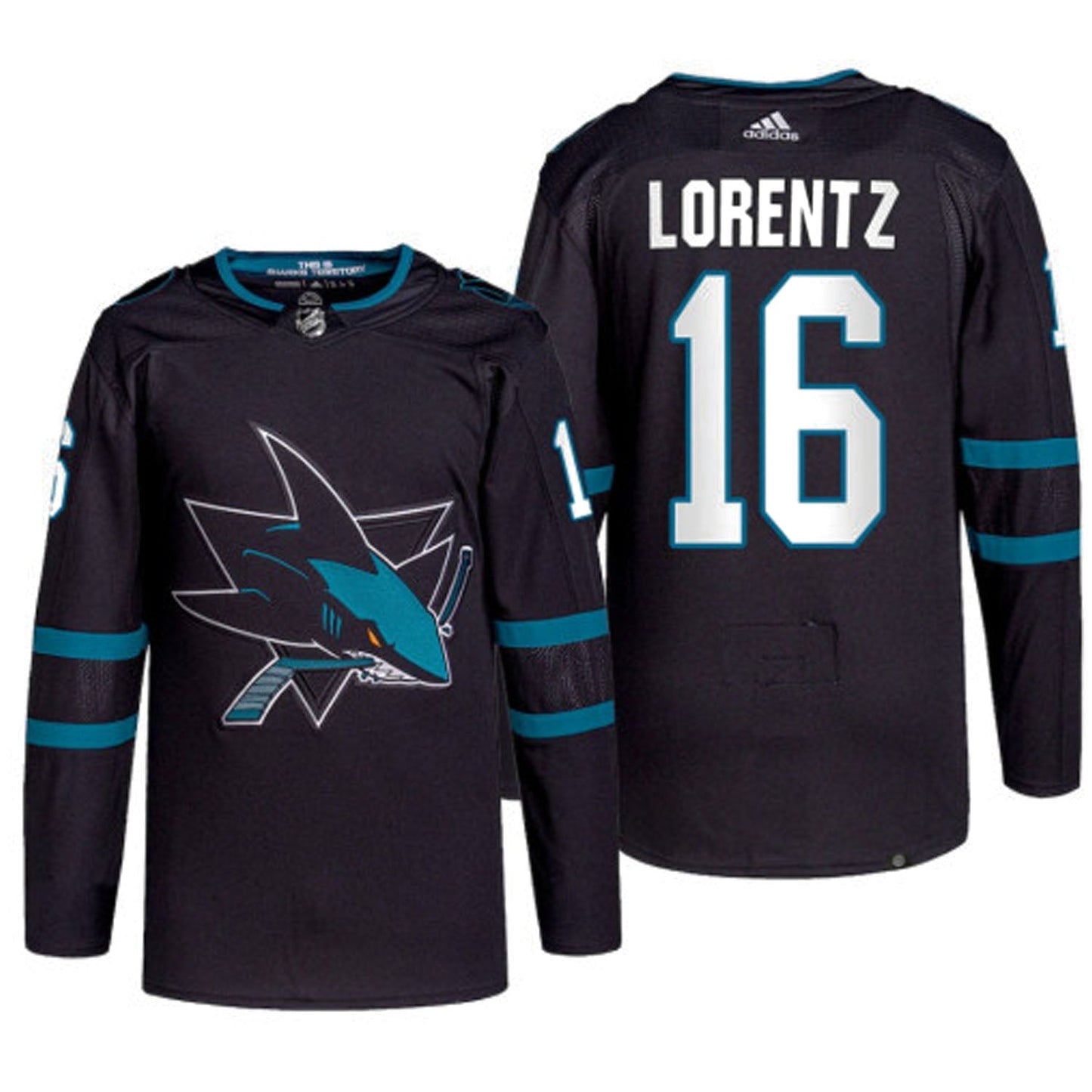 NHL Steven Lorentz #16 San Jose Sharks 16 Jersey