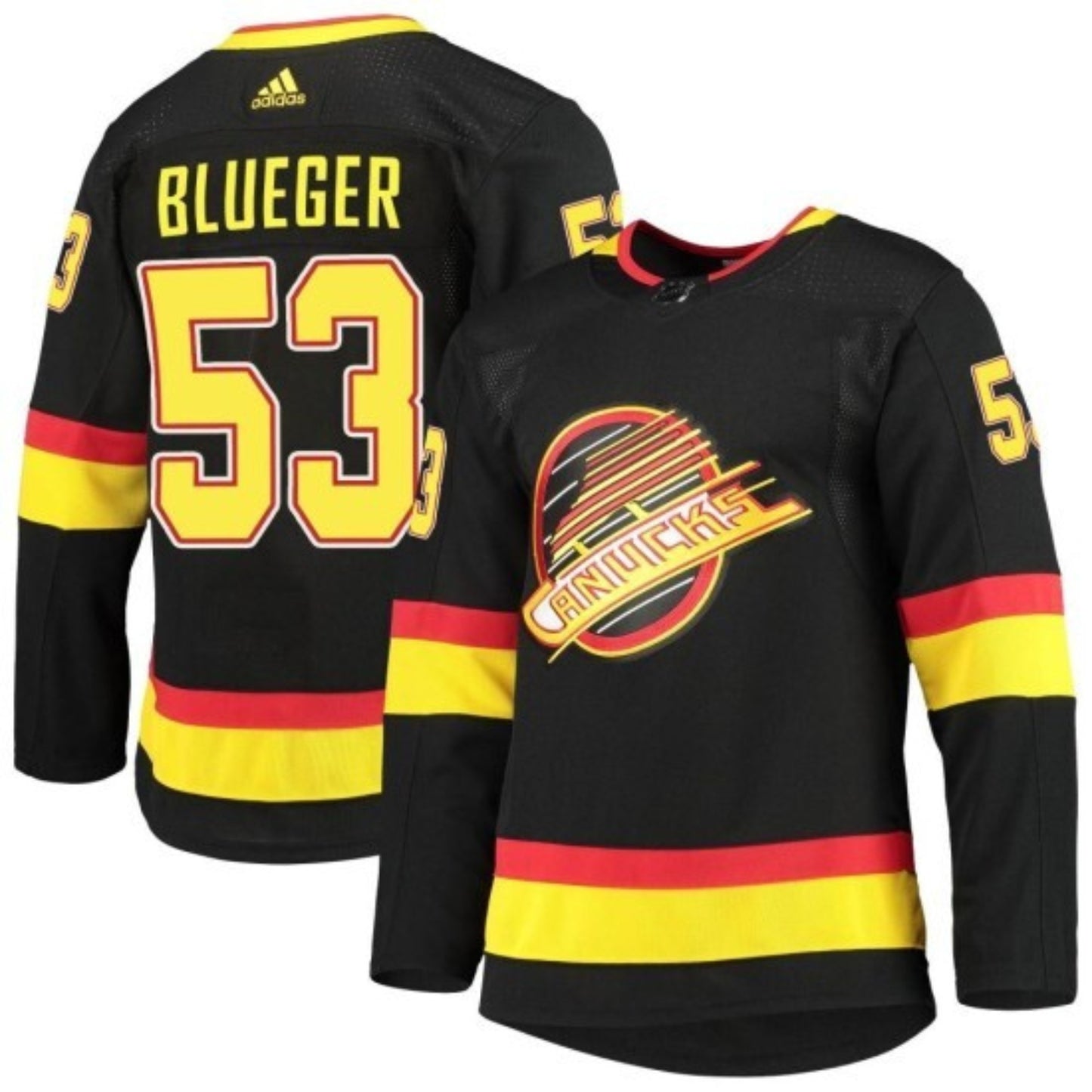 NHL Teddy Blueger Vancouver Canucks 53 Jersey