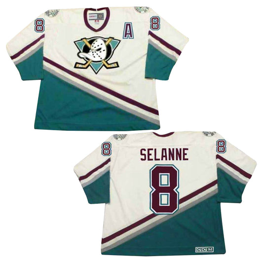 NHL Teemu Selanne Anaheim Ducks 8 Jersey