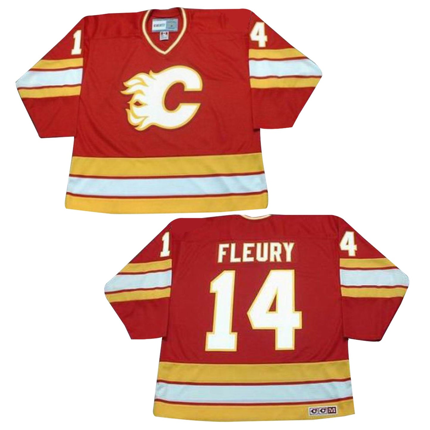 NHL Theoren Fleury Calgary Flames 14 Jersey