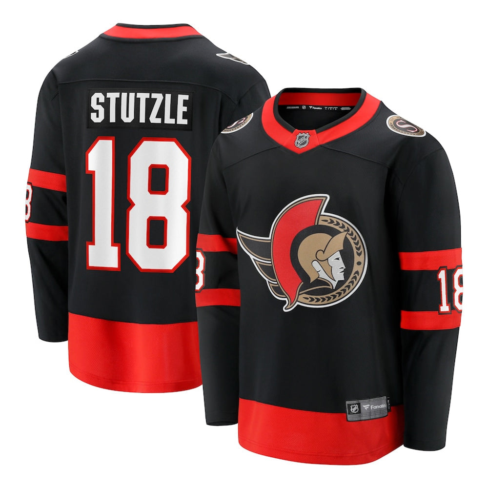 NHL Tim Stutzle Ottawa Senators 18 Jersey