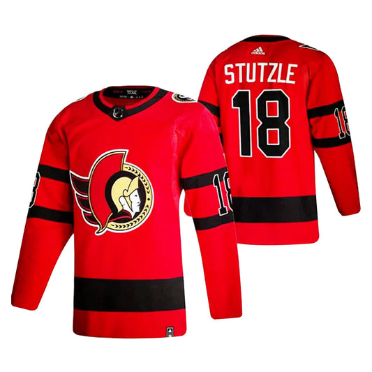 NHL Tim Stutzle Ottawa Senators 18 Jersey