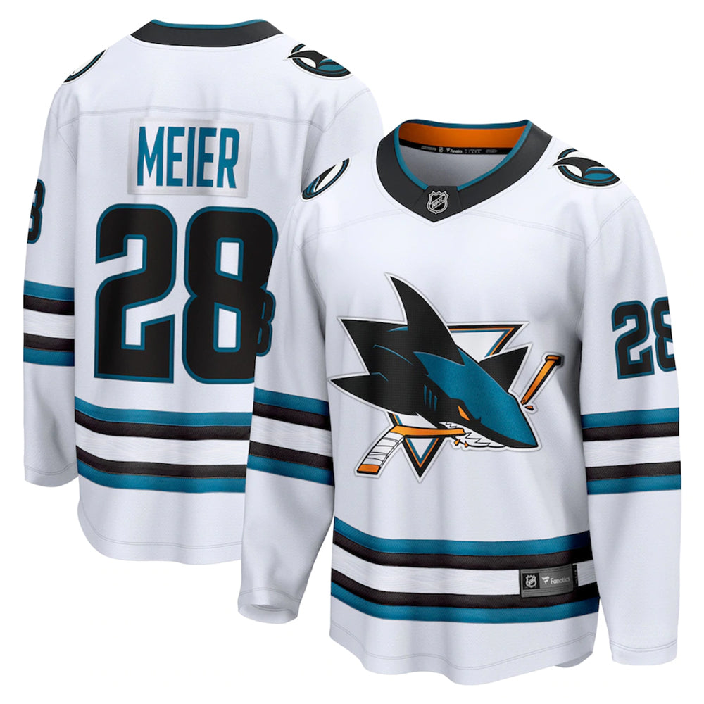 NHL Timo Meier San Jose Sharks 28 Jersey