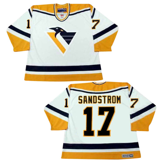 NHL Tomas Sandstrom Pittsburgh Penguins 17 Jersey