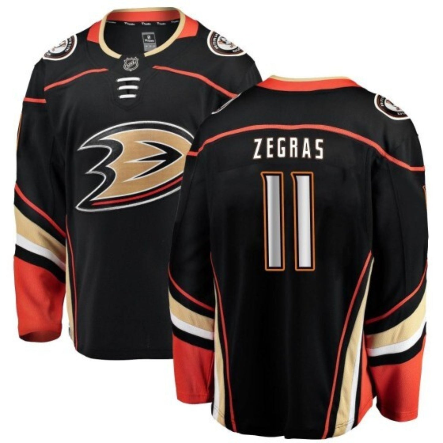 NHL Trevor Zegras Anaheim Ducks 11 Jersey