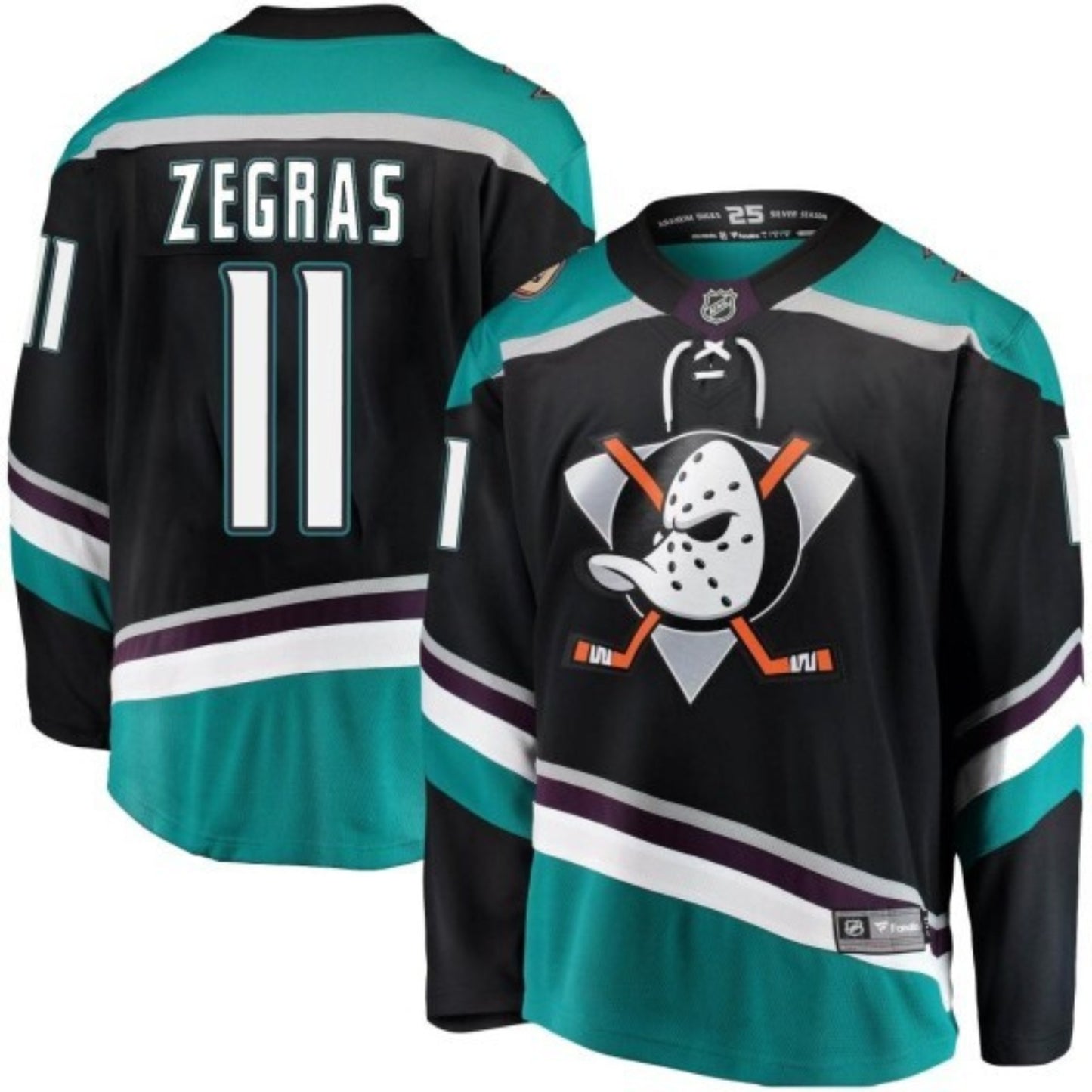 NHL Trevor Zegras Anaheim Ducks 11 Jersey