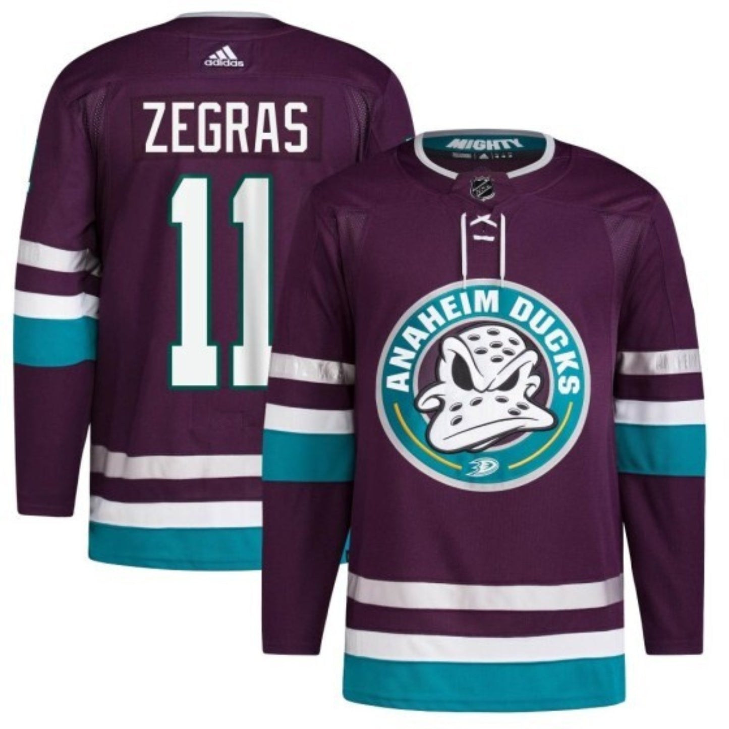 NHL Trevor Zegras Anaheim Ducks 11 Jersey